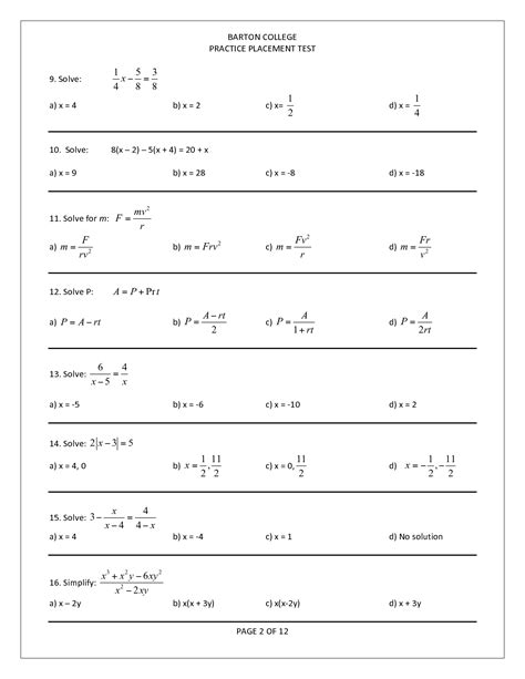 is occ math placement test hard|college math placement test practice.